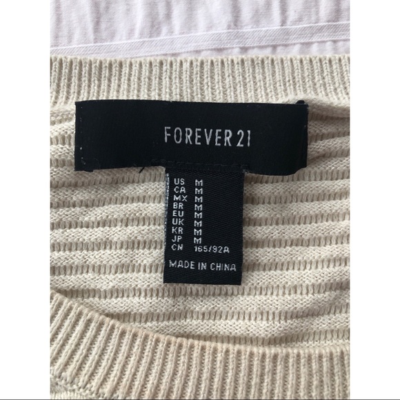 Forever 21 Cream Sweater - Picture 5 of 14